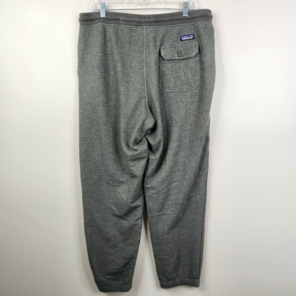 Patagonia Men's Gray Fleece Joggers - Comfortable Sweatpants - Picture 3 of 7